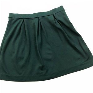 MADEWELL | Mini Skater Skirt Hunter Green Size 8